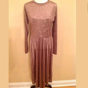 Rebdolls Semi-Sheer Lace Dress 1X Gold